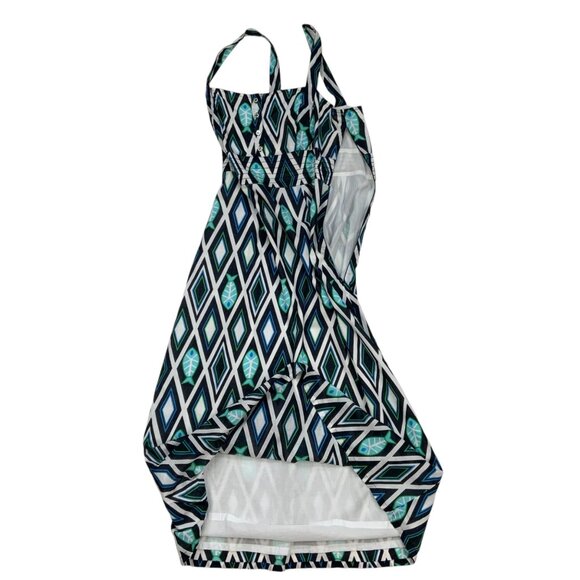 Tory Burch Sundress 6 Blue Fish Design Midi - Picture 10 of 12